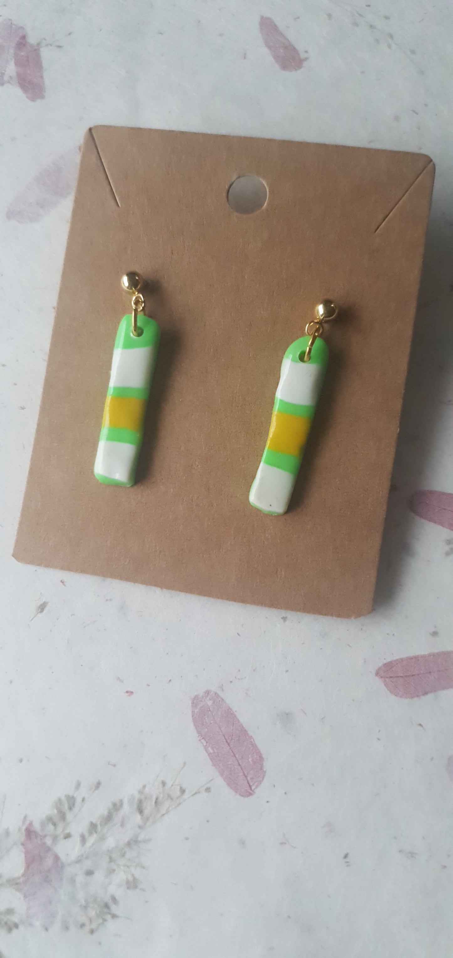 Boucles d'oreilles rayures Biarritz 4