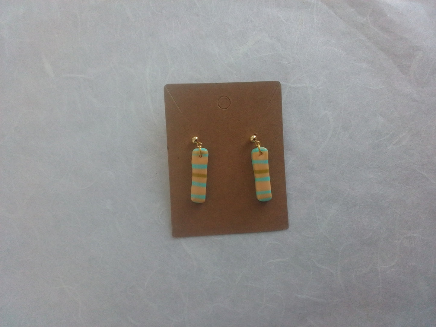 Boucles d'oreilles rayures Biarritz 8