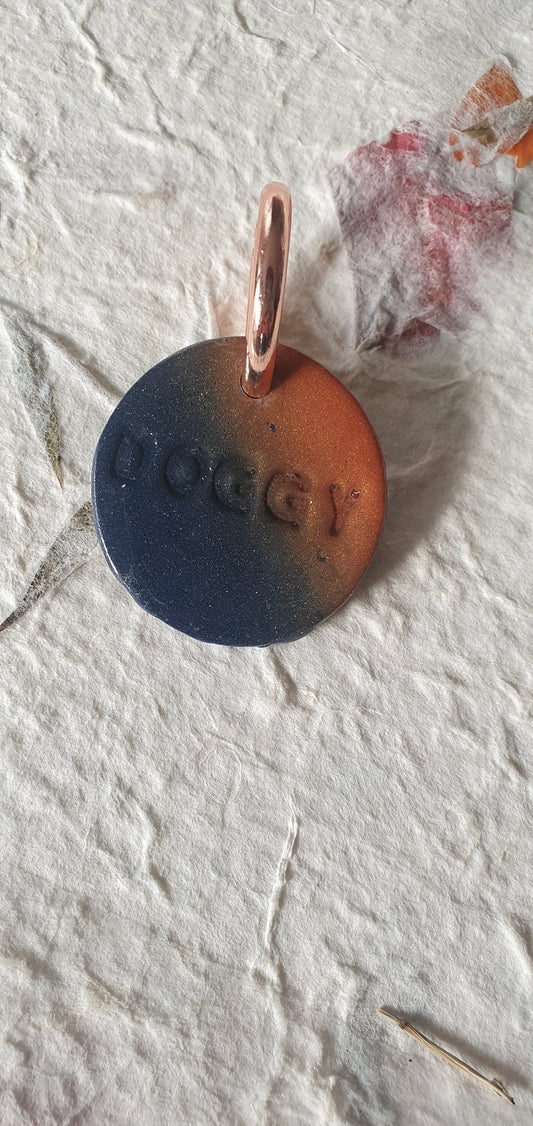 Médaille arc en ciel 2 pour chien