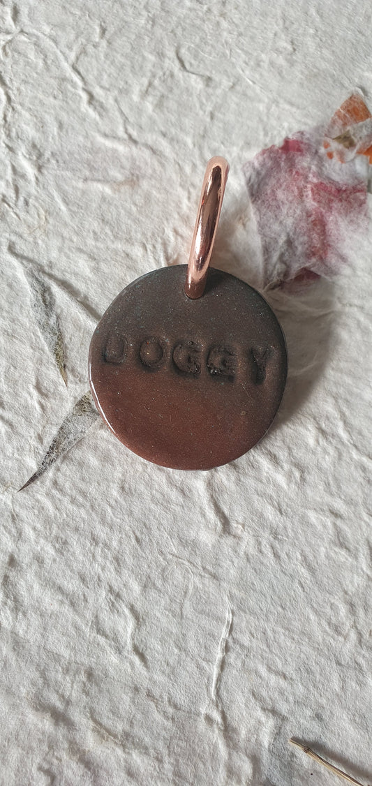 Médaille arc en ciel pour chien