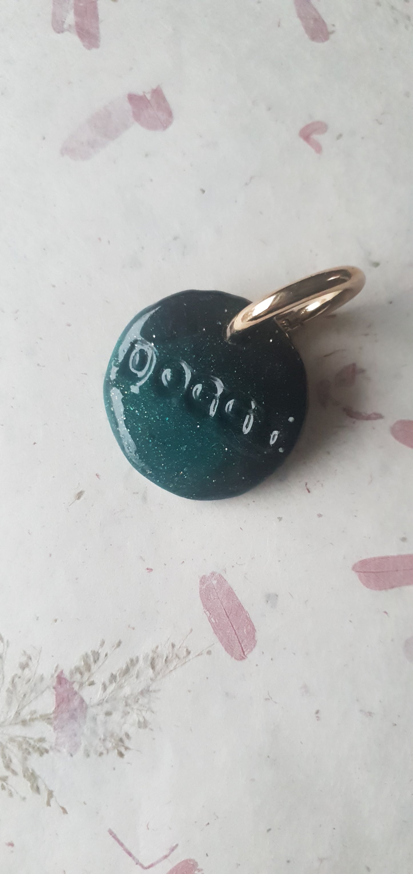 Médaille bleue et noire pour chien