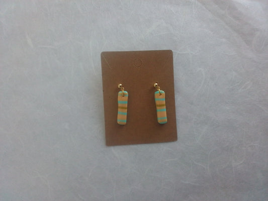 Boucles d'oreilles rayures Biarritz 8